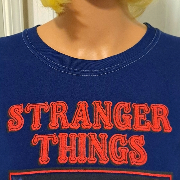 Stranger Things Will Byers Open The Door Netflix Long Sleeve Crew Neck T… - Picture 3 of 6